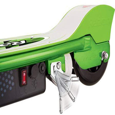 Razor E100 Kids Ride On 24V Motorized Powered Electric Scooter Toy, Green