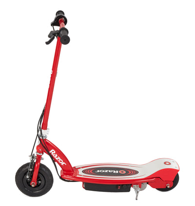 Razor E175 Kids Ride On 24V Motorized Battery Powered Electric Scooter Toy, Red