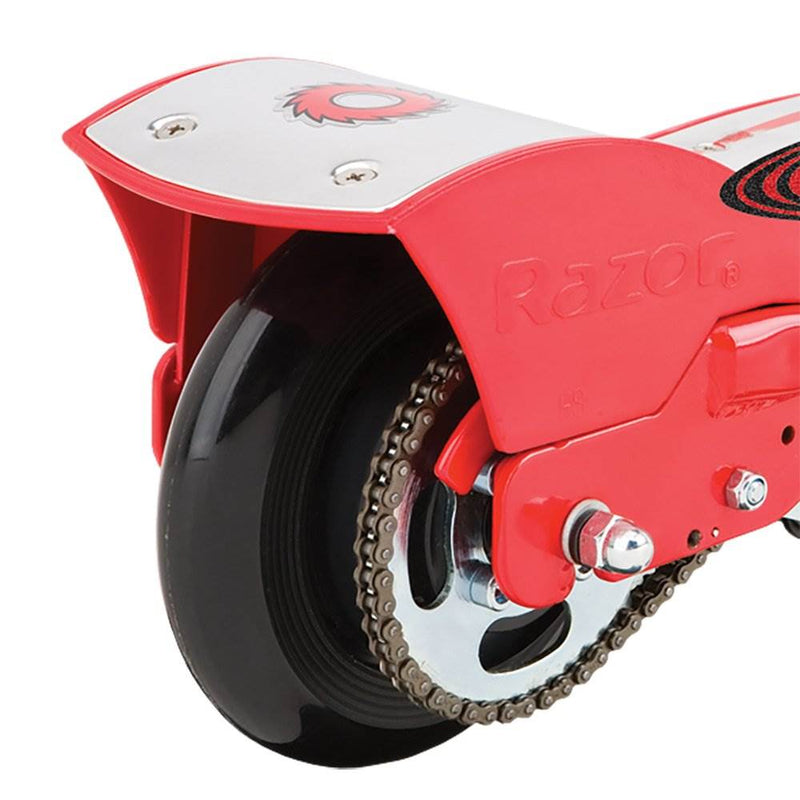 Razor E175 Kids Ride On 24V Motorized Battery Powered Scooter Toy, Red (3 Pack)