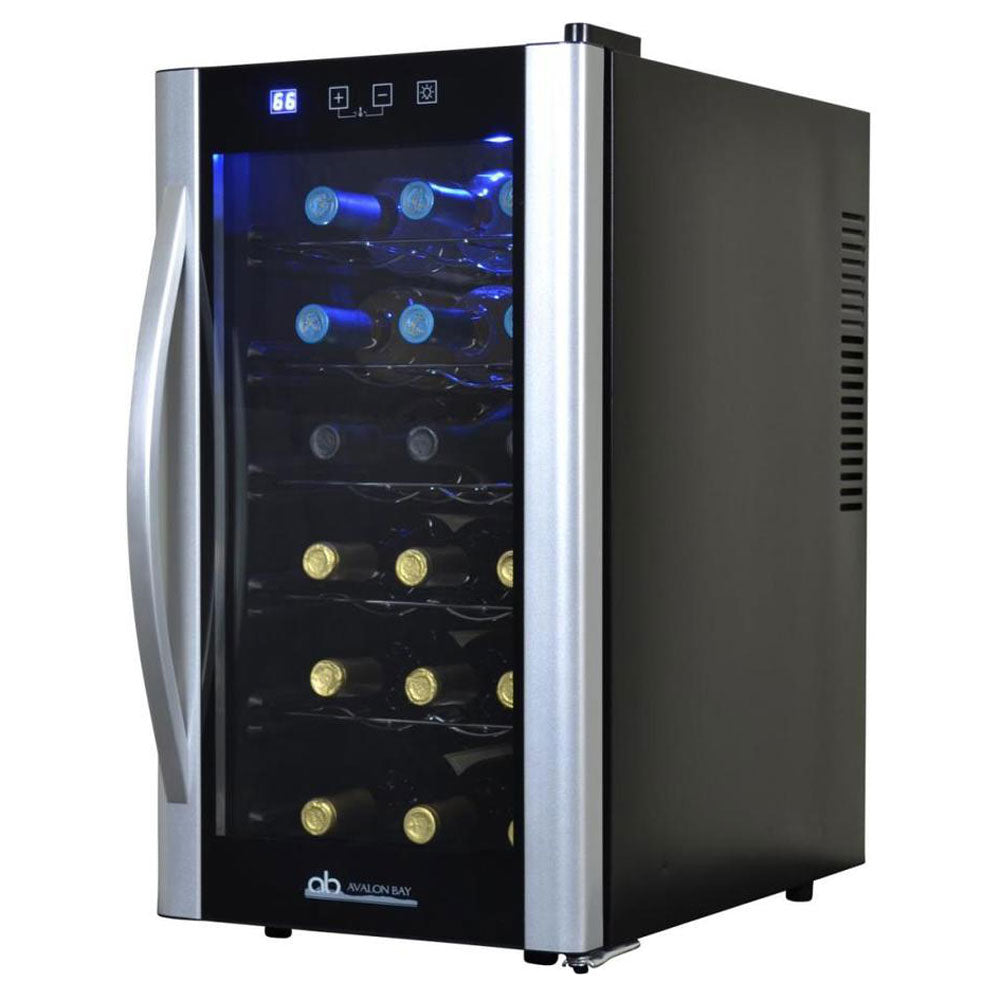 Avalon Bay 25 Inch 18 Bottle Thermoelectric Digital LED Wine Cooler (Open Box)