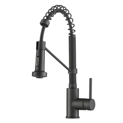 Kraus Bolden 18" Kitchen Faucet w/ Pull Down Sprayhead, Matte Black (Open Box)