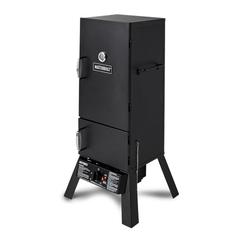 Masterbuilt 30" Outdoor Vertical Propane Gas BBQ Meat Smoker Grill, Black (Used)