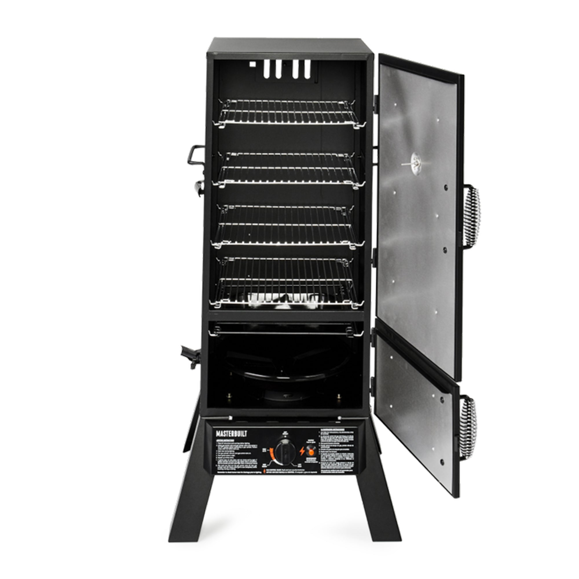 Masterbuilt 30" Outdoor Vertical Propane Gas Meat Smoker Grill, Black (Damaged)