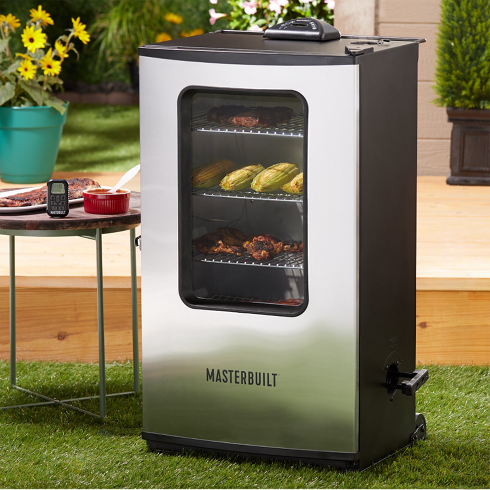 Masterbuilt 40" Outdoor Barbecue Digital Meat Smoker w/ RF Remote (Open Box)