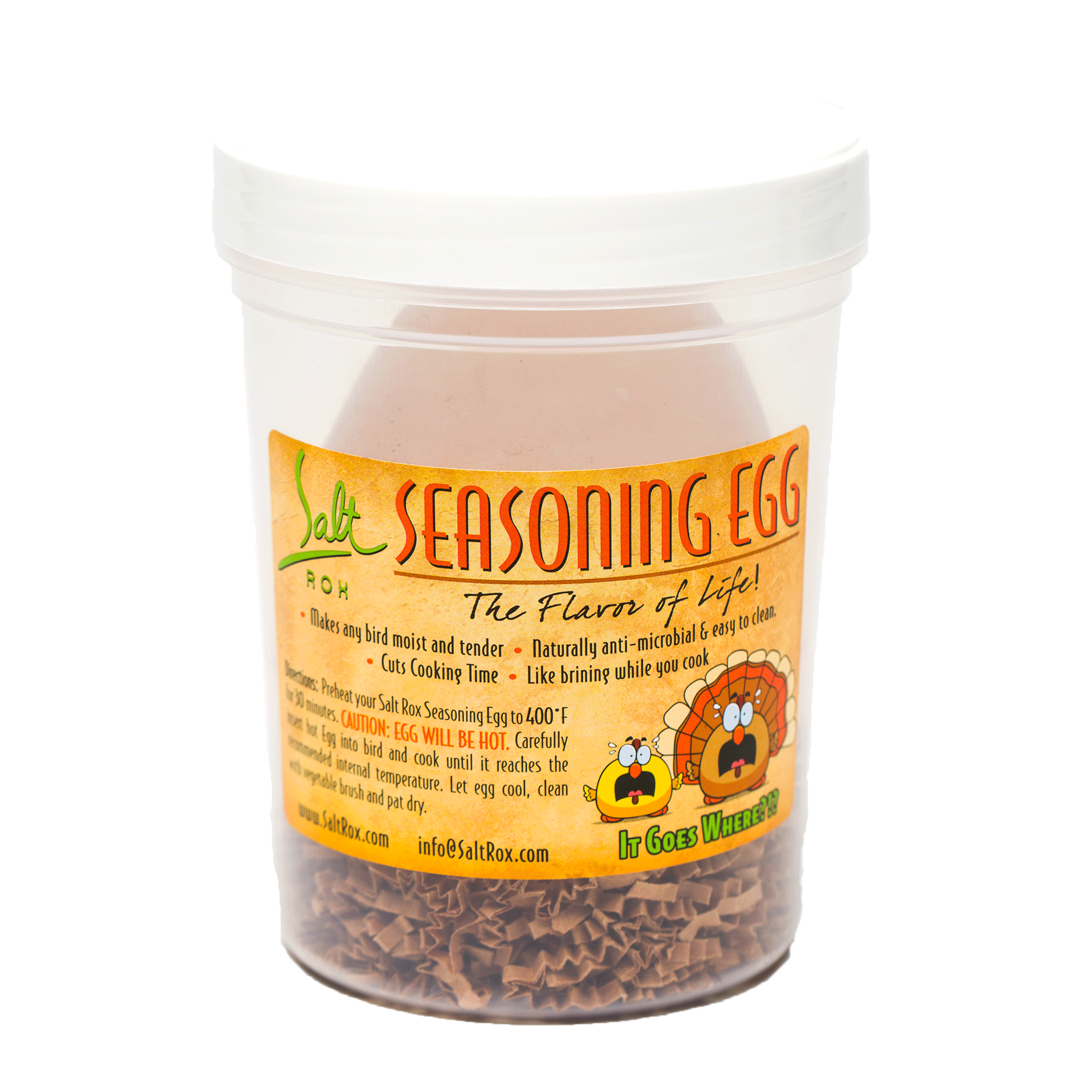 Salt Rox Pink Himalayan Poultry Brining & Seasoning Egg Stone, Large (Open Box)