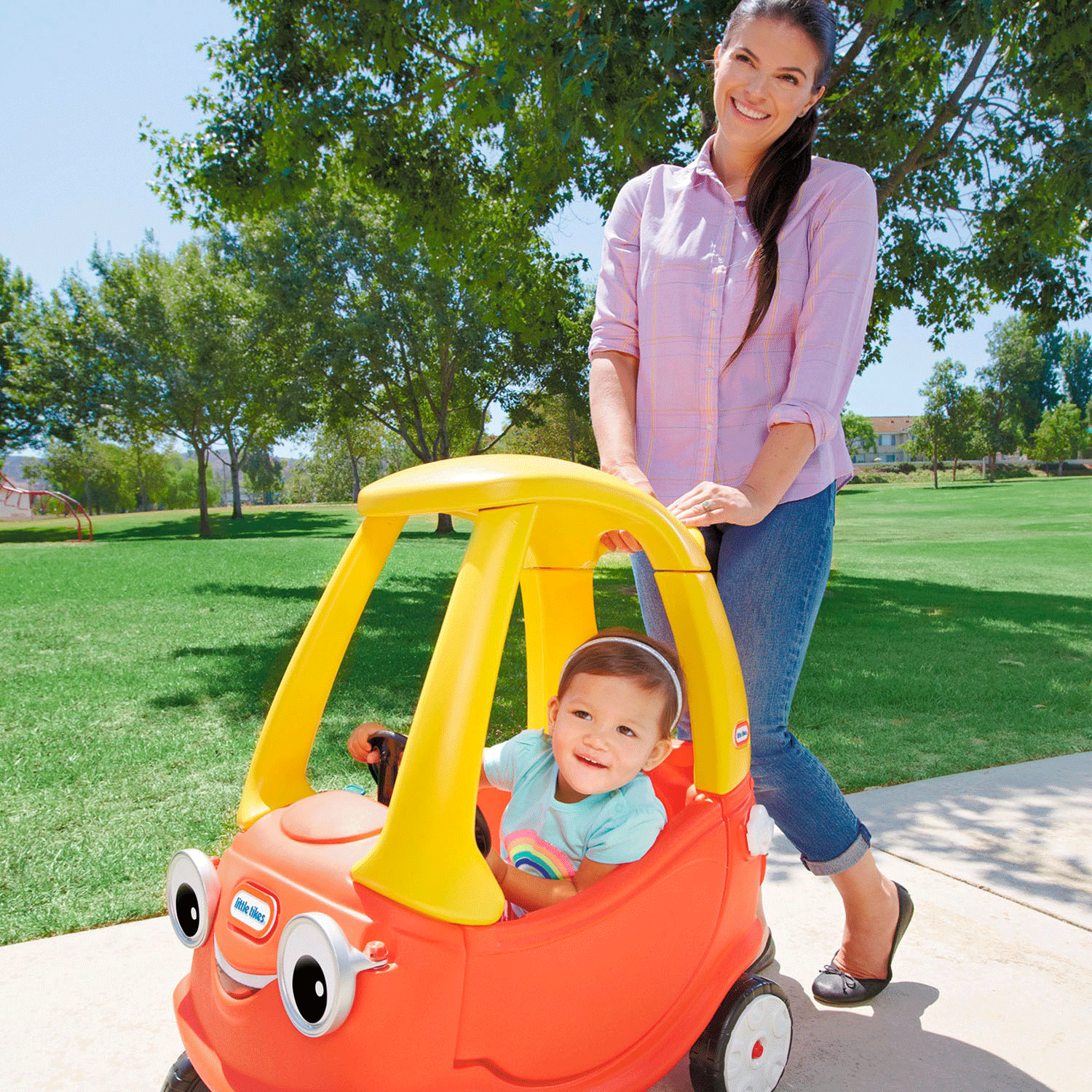 Little Tikes Cozy Coupe Toddler Ride On Toy Car for Kids Easy Turn (Open Box)