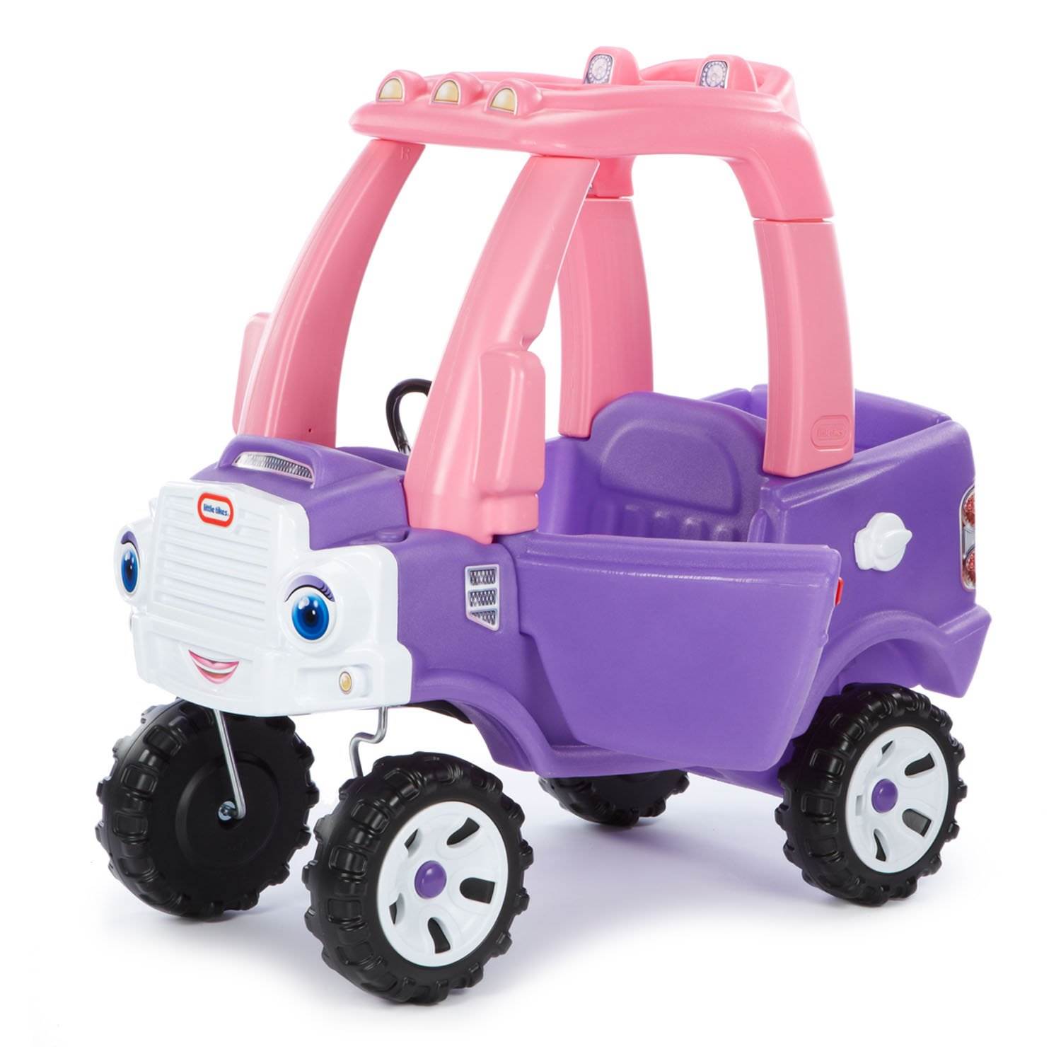 Little Tikes Pink and Purple Princess Cozy Foot to Floor Kids Ride On Truck - VMInnovations