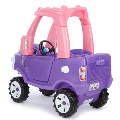 Little Tikes Pink and Purple Princess Cozy Foot to Floor Kids Ride On Truck - VMInnovations