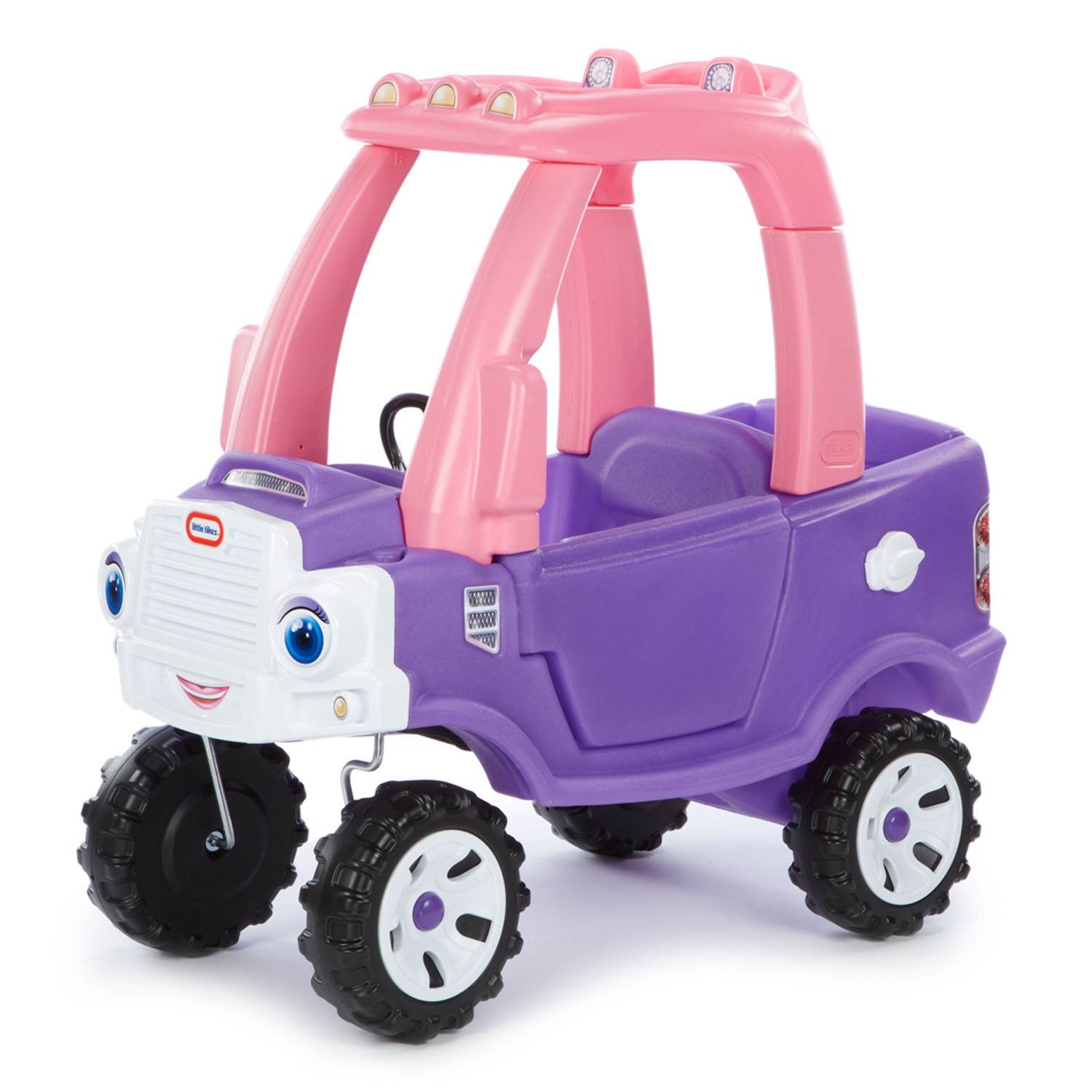 Little Tikes Pink and Purple Princess Cozy Foot to Floor Kids Ride On Truck - VMInnovations