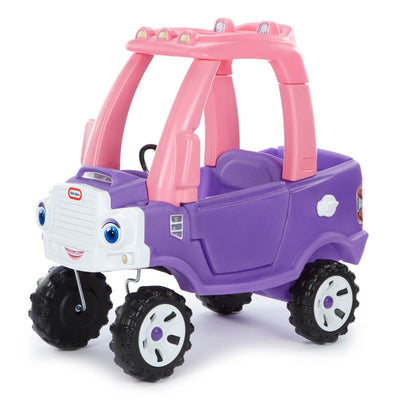 Little Tikes Pink and Purple Princess Cozy Foot to Floor Kids Ride On Truck - VMInnovations