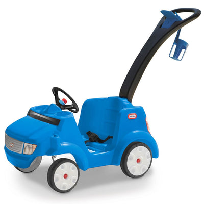 Little Tikes Quiet Drive Buggy Toddler Childrens Ride On Car, Blue (Open Box)