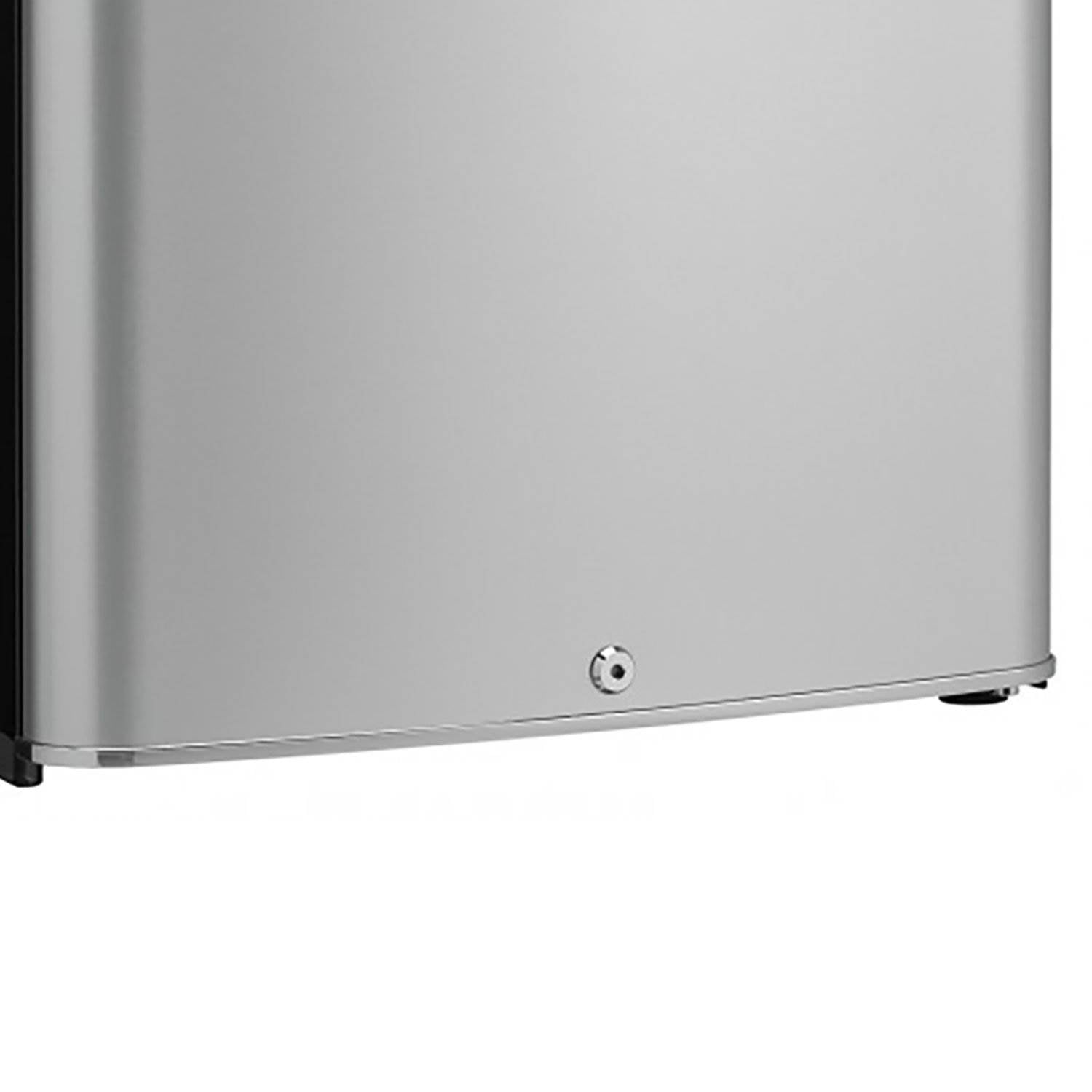 Danby 4.4 Cubic Ft Compact Sized Mini Refrigerator with Lock, Silver (For Parts)