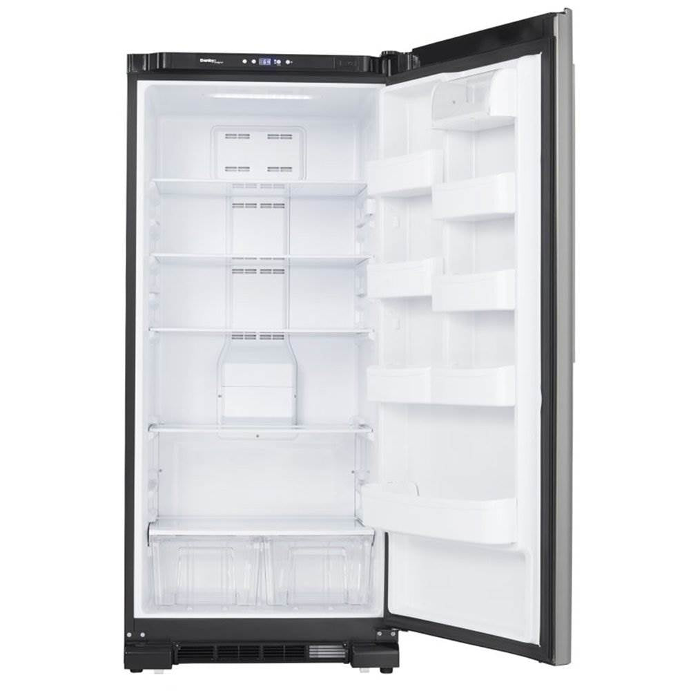 Danby Designer 17 Cu. Ft. Apartment Sized Refrigerator Stainless Steel (Damaged)