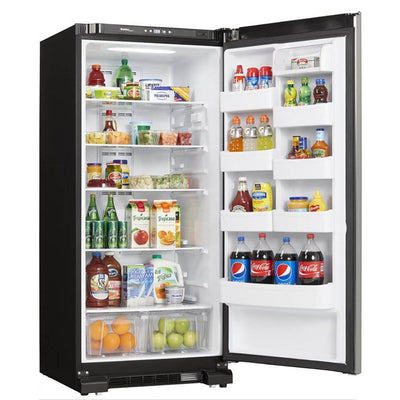 Danby Designer 17 Cu. Ft. Apartment Sized Refrigerator Stainless Steel (Damaged)