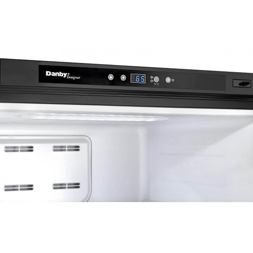 Danby Designer 17 Cu. Ft. Apartment Sized Refrigerator Stainless Steel (Damaged)