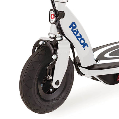 Razor Power Core E100 Kids Ride On Electric Motor Scooter w/ Kids Helmet, Blue