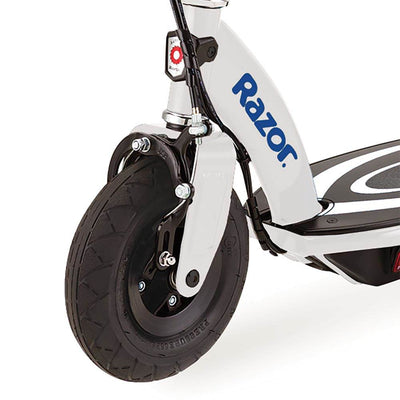 Razor Power Core E100 Kids Ride On Electric Motor Scooter w/ Helmet & Pads, Blue