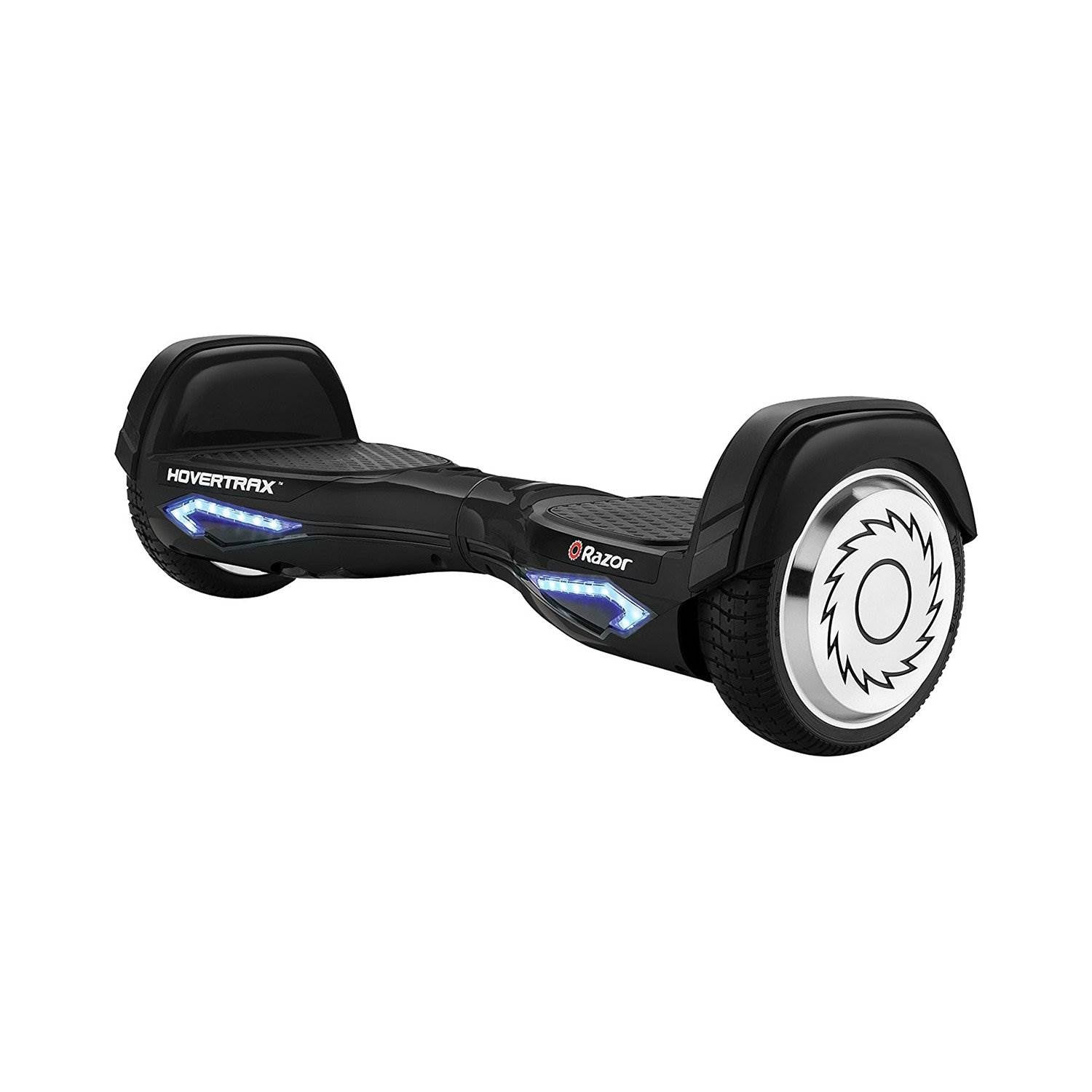 Razor Hovertrax 2.0 Self-Balancing Scooter with LED Light Bars, Black + Helmet