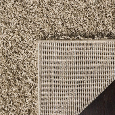 Safavieh Athens Shag Collection 5' x 7' Indoor Carpet Area Rug, Beige (Open Box)