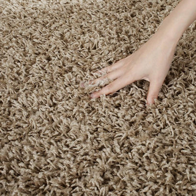 Safavieh Athens Shag Collection 5' x 7' Indoor Carpet Area Rug, Beige (Open Box)