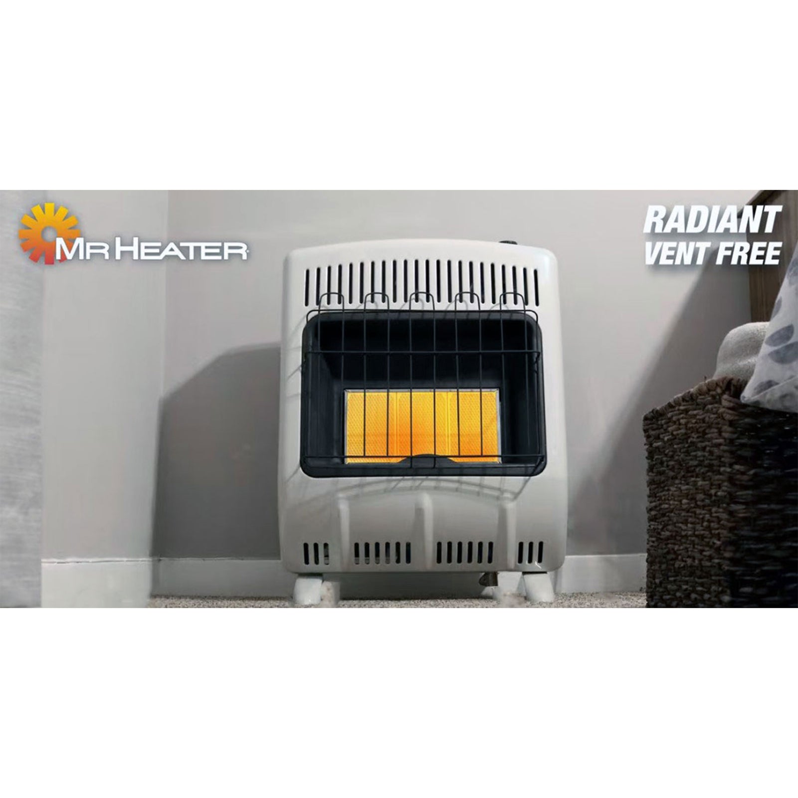 Mr. Heater 18000 BTU Vent Free Radiant 20# Propane Indoor Outdoor Space Heater - VMInnovations