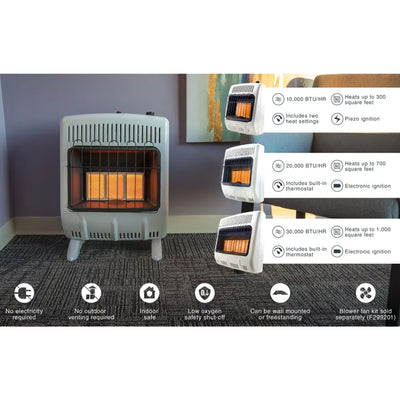 Mr. Heater 18,000 BTU Vent Free Propane Indoor/Outdoor Space Heater (Open Box) - VMInnovations