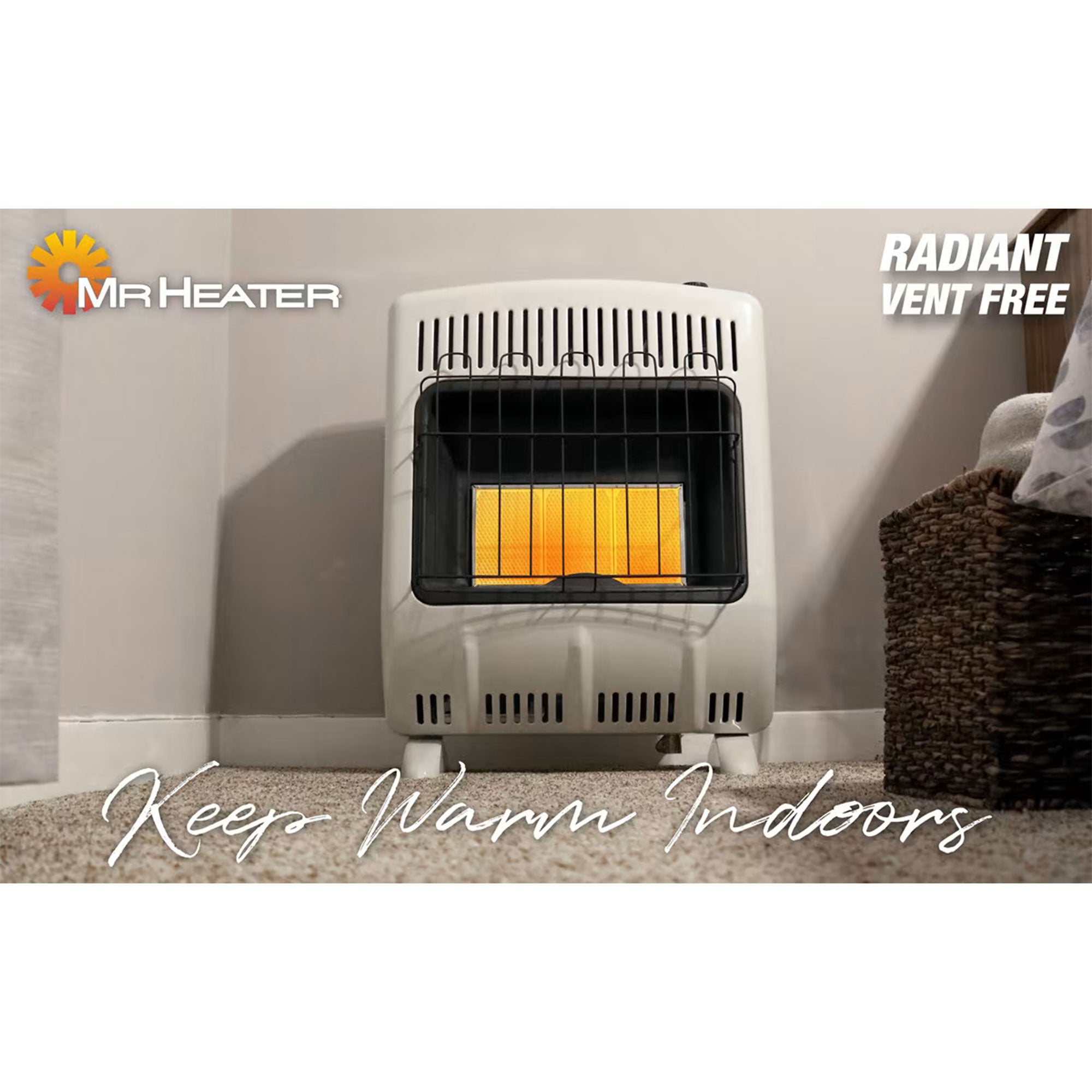 30,000 BTU Radiant 20LB Propane Indoor/Outdoor Space Heater (Open Box) - VMInnovations