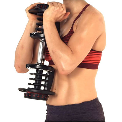 Bowflex SelectTech 1090 Adjustable Workout Exercise Dumbbell Weight (Single)