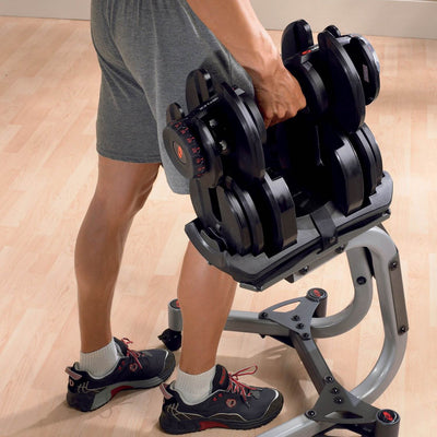Bowflex SelectTech 1090 Adjustable Workout Exercise Dumbbell Weight (Single)