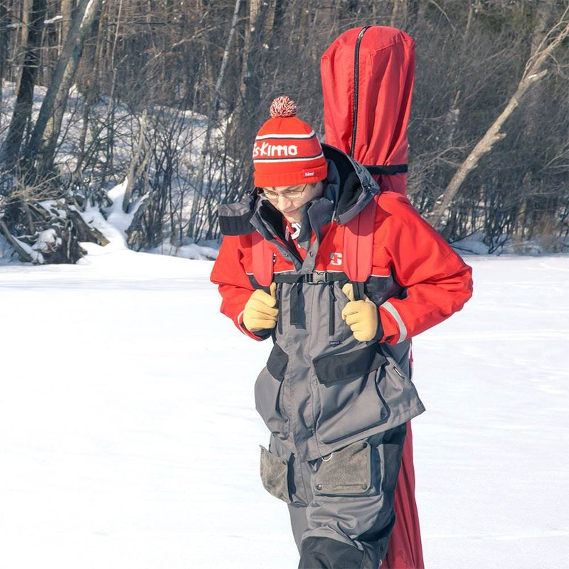 Eskimo FatFish Portable 3-4 Person Pop Up Ice Fishing Shanty Shack Shelter Hut