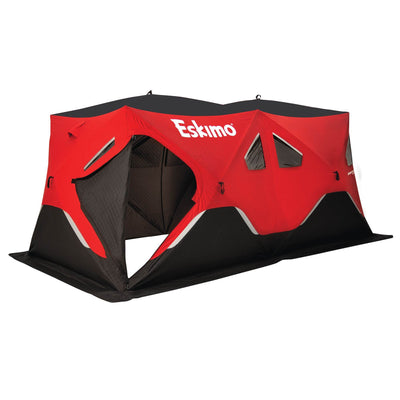 Eskimo FatFish Insulated 7-9 Person Pop Up Ice Fishing Hut (Used)