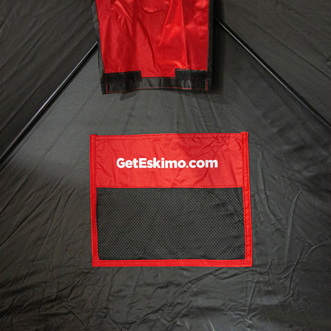 Eskimo QuickFish 3 Portable 3-Person Pop Up Ice Fishing Shanty Shack, (2 Pack) - VMInnovations