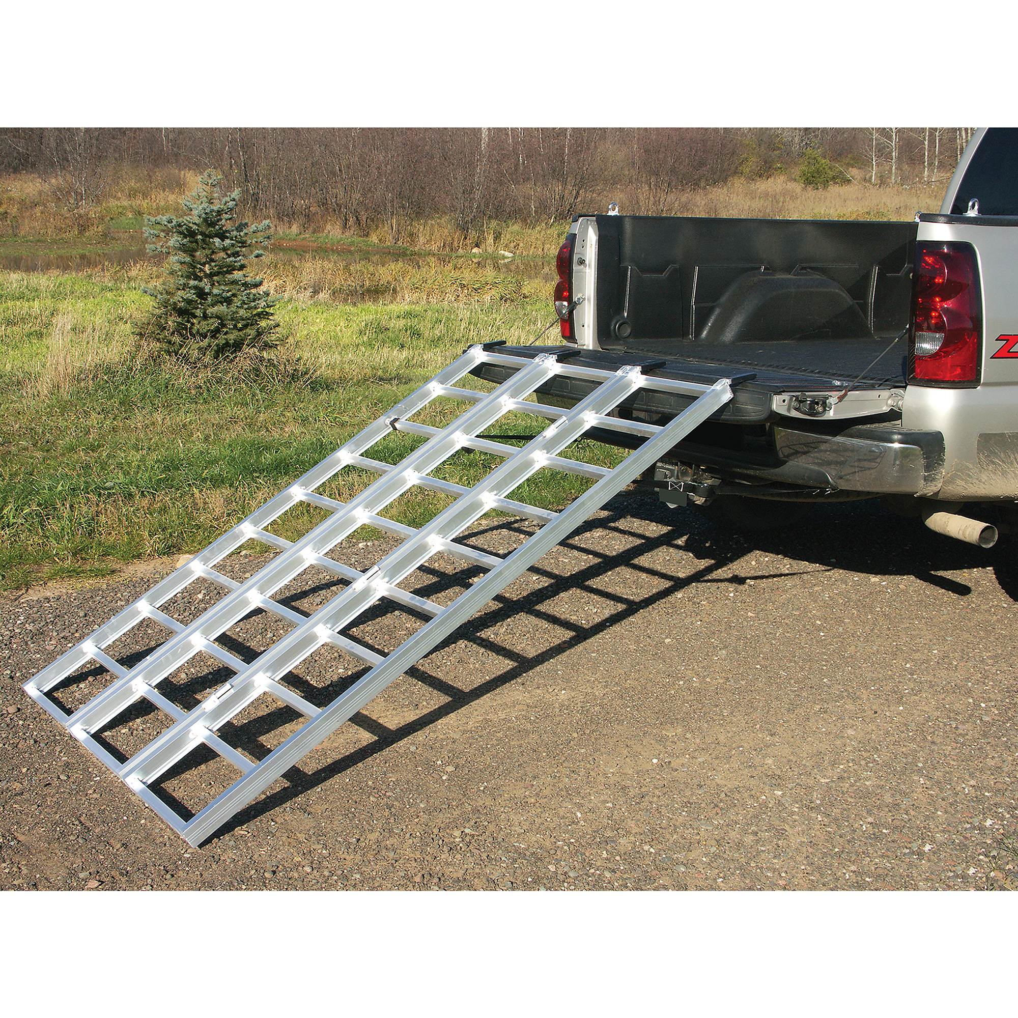 Yutrax TX104 XL 78-inch 1750 Pound Aluminum Tri-Fold Truck Bed ATV Loading Ramp (Refurbished)