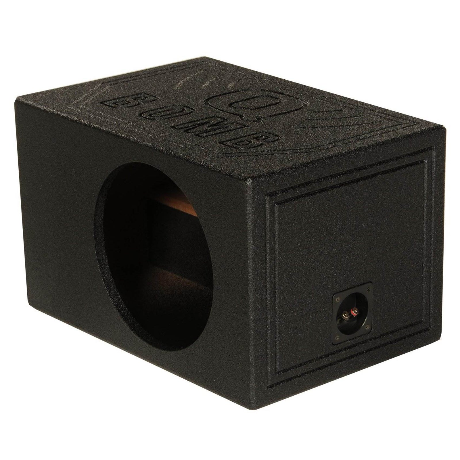 QPower QBOMB8VL Single 8 Inch Vented Ported Car Subwoofer Sub Box Enclosure - VMInnovations