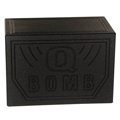 QPower QBOMB8VL Single 8 Inch Vented Ported Car Subwoofer Sub Box Enclosure