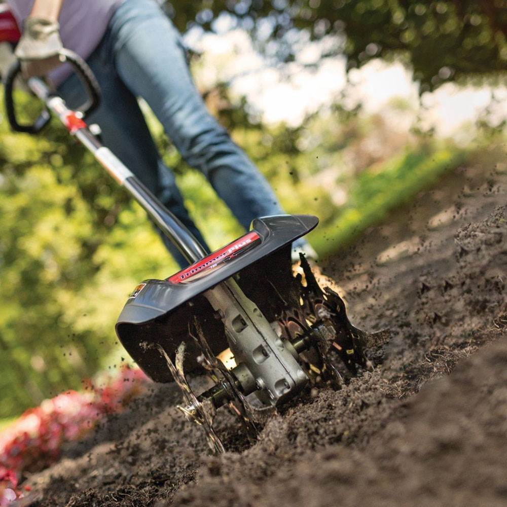 TrimmerPlus GC720 9 Inch Garden Soil Cultivator Attachment with 4 Premium Tines