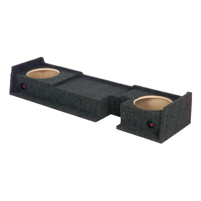 Q Power 2000-03 F150 X Cab 10" Sealed Downfiring Dual Subwoofer Box (Damaged)