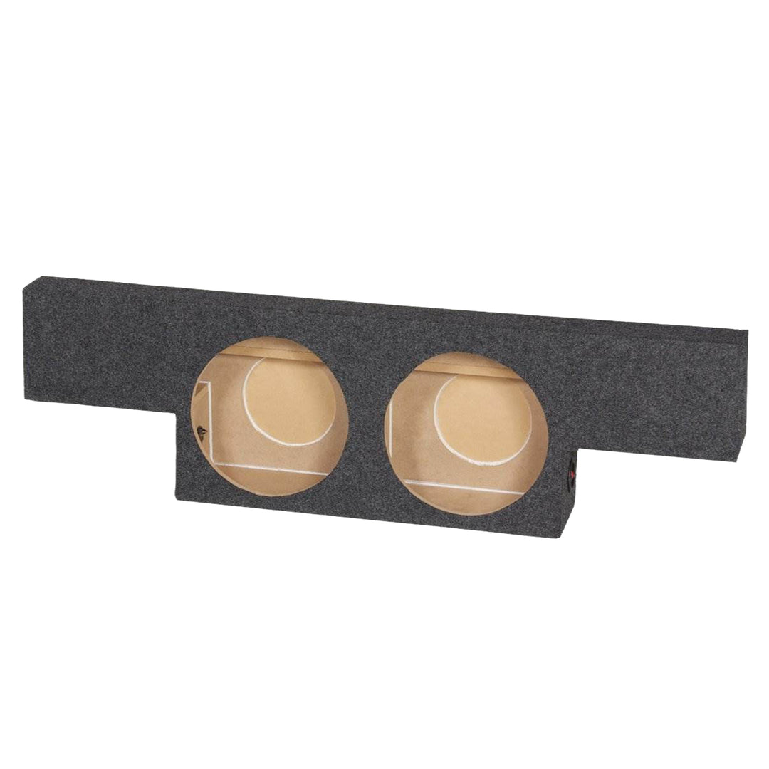 QPower Dual 12" Sub Box for Chevy Silverado 1500, GMC Sierra 1500 HD 04-06 - VMInnovations