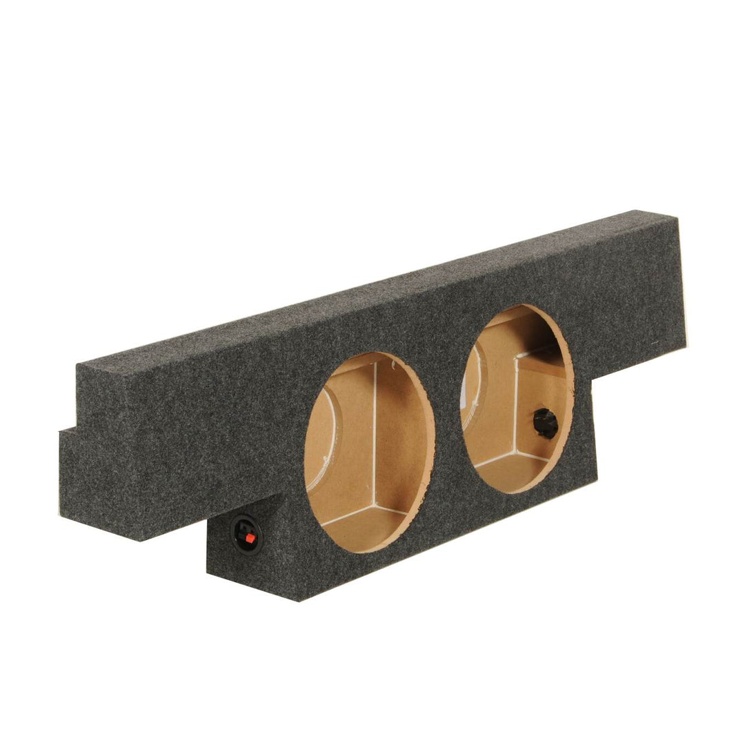 QPower Dual 12" Sub Box for Chevy Silverado 1500, GMC Sierra 1500 HD 04-06 - VMInnovations