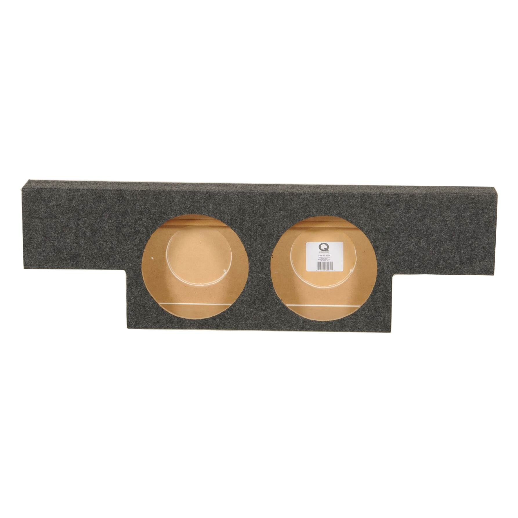 QPower Non HD Crew Cab Behind Seat Dual 12" Subwoofer Box (Used) - VMInnovations