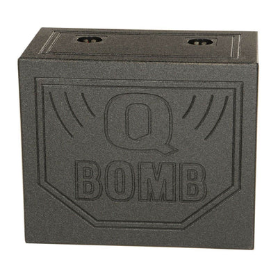 Q Power QBOMB10TB Dual 10-Inch Triangle Ported Subwoofer Box (Used) - VMInnovations