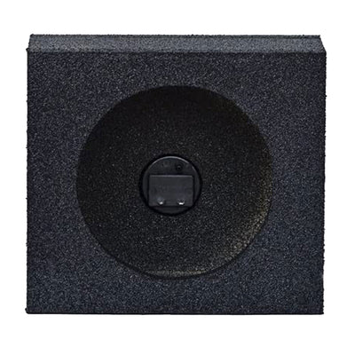 QPower QBTW6.5 Single 6.5" Bedliner Spray Car Speaker Box Enclosures, Pair(Used) - VMInnovations