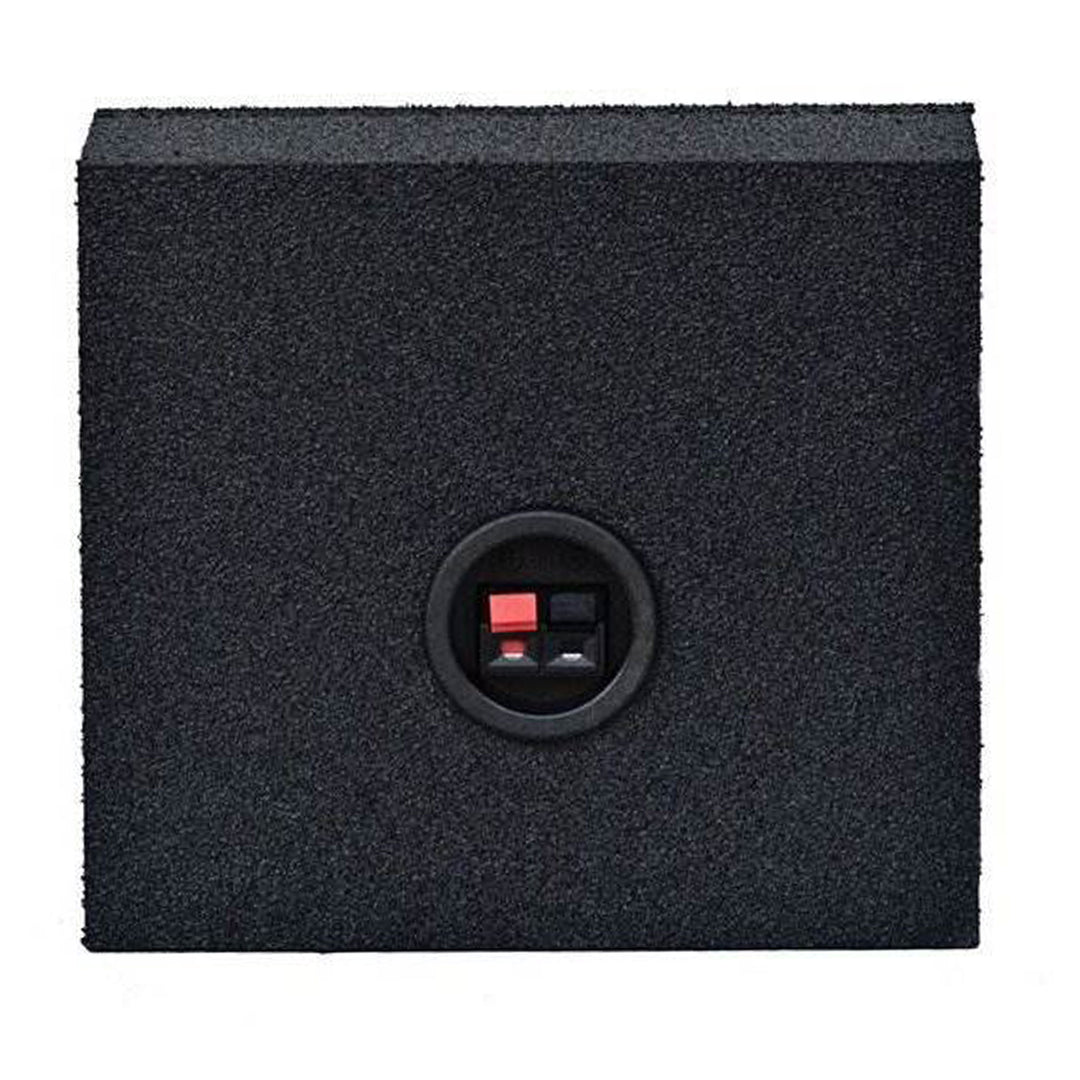 QPower QBomb QBTW6.5 Single 6.5" Bedliner Spray Car Speaker Enclosures, 2 Pack