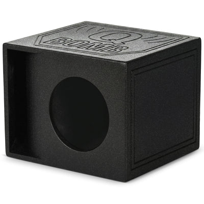 QPower QBomb QBOMB12HP Single 12" Vented Port Subwoofer Box w/ Bedliner Spray