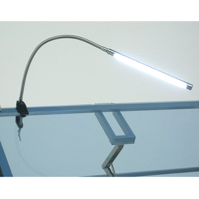 Studio Designs Modern Office Art Station Table LED Bar Lamp, Silver (Open Box)