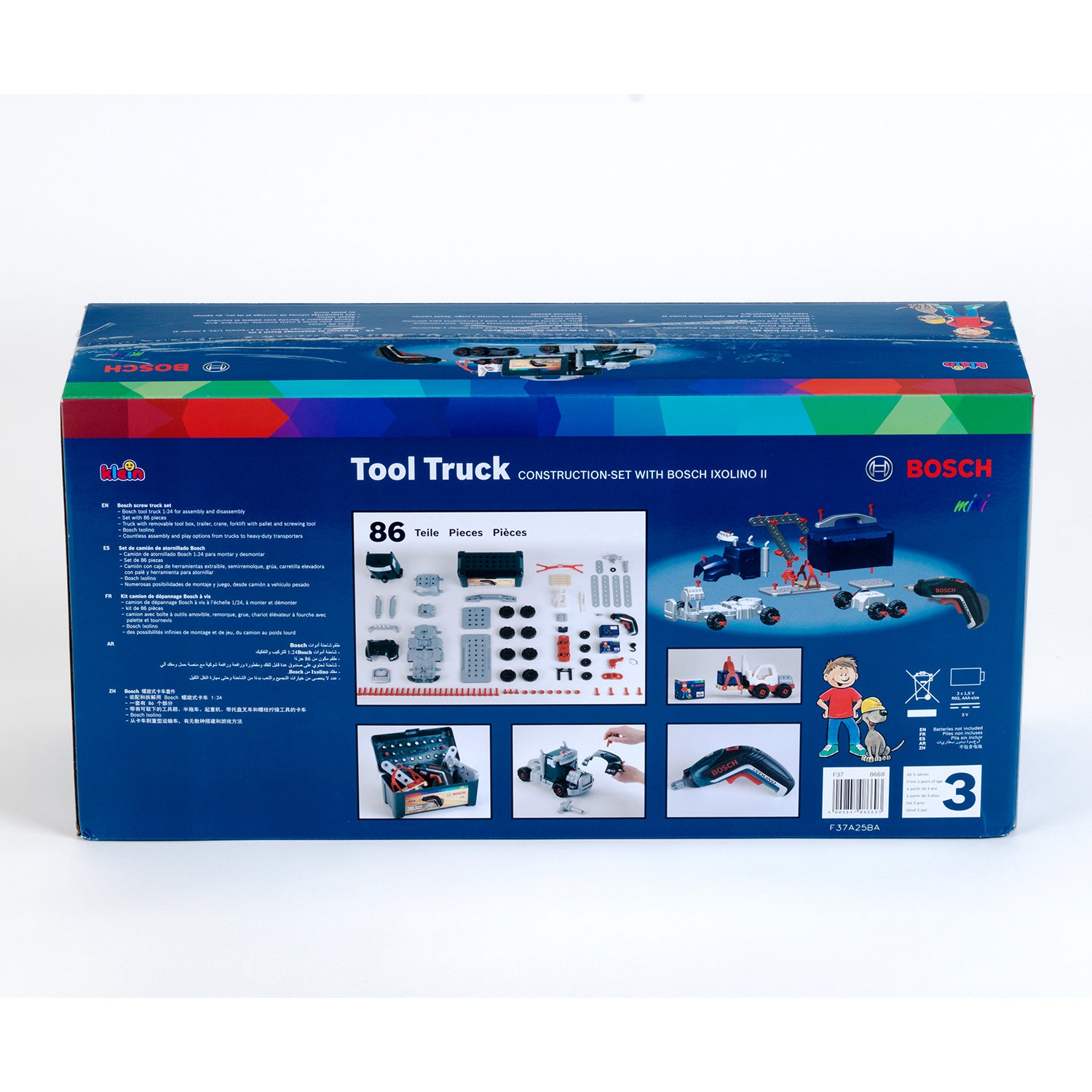 Theo Klein Bosch 73 Pc Tool Truck Set Toy for Ages 3 and Up (Open Box) - VMInnovations
