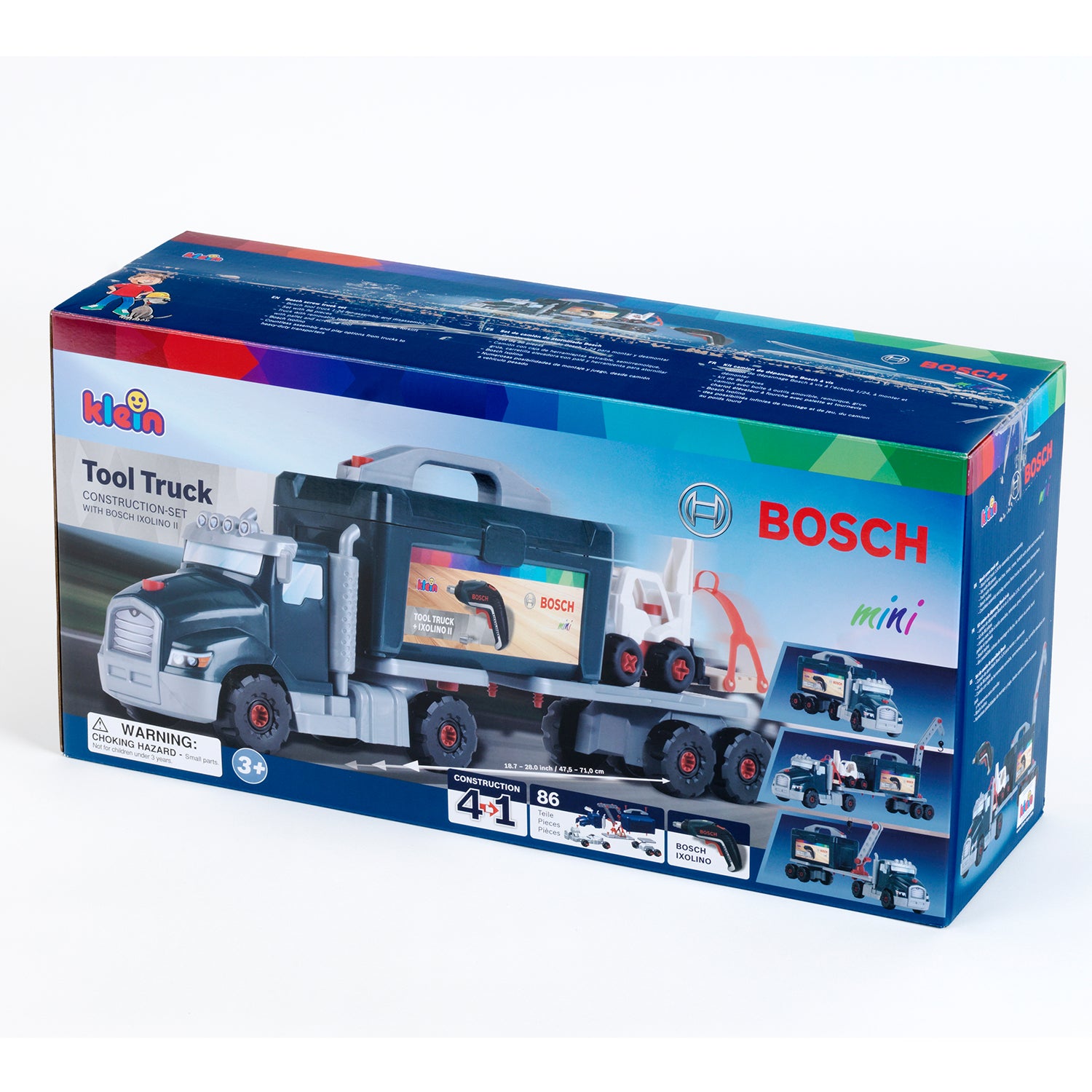 Theo Klein Bosch 73 Pc Tool Truck Set Toy for Ages 3 and Up (Open Box) - VMInnovations