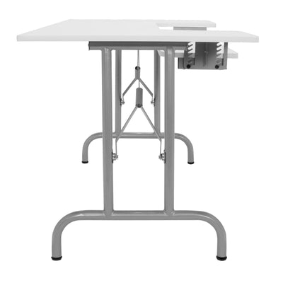 Studio Designs Folding Multipurpose Sewing & CraftTable w/Machine Shelf Open Box - VMInnovations