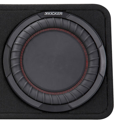 Kicker 800W Dual 10" 4-Ohm Shallow Sealed Loaded Subwoofer Enclosure (4 Pack)