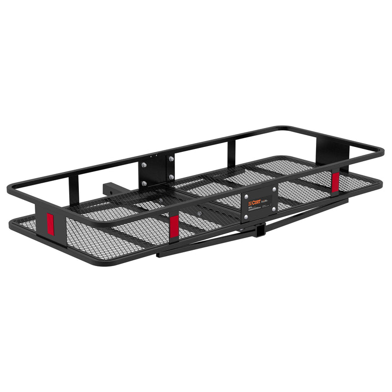 Curt Vehicle Rear Mounting Basket Style Cargo Carrier for up to 500 Lbs 18152